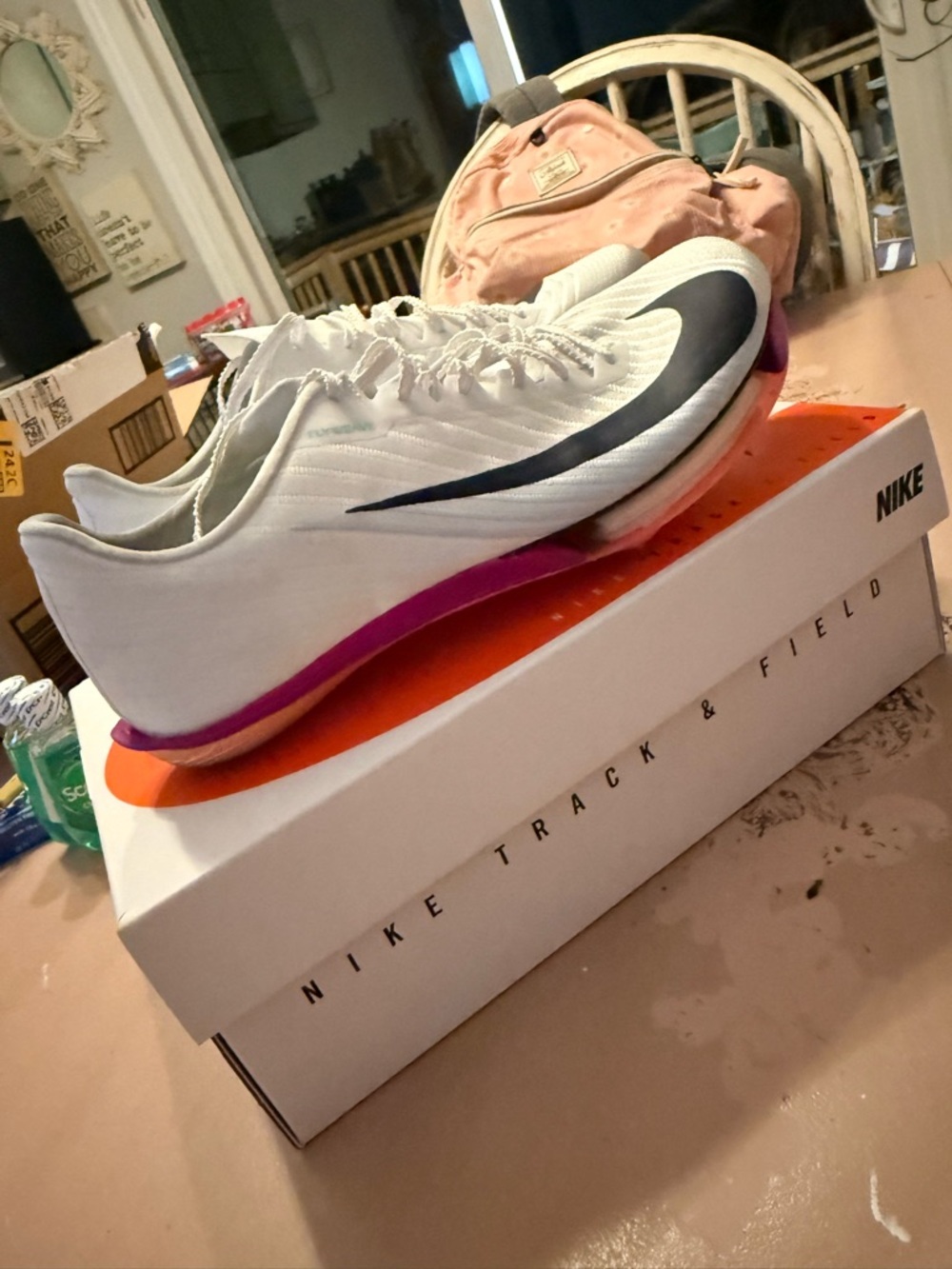 Nike Maxfly 2 Track Spikes – Worn once – Size 8 (Men’s) / 9.5 (Women’s)